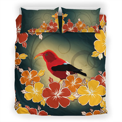 Hawaii Bedding Set Honeycreeper Hibiscus