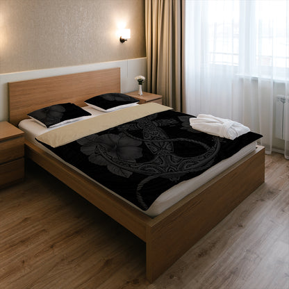 Hawaii Bedding Set Anchor Poly Tribal Gray