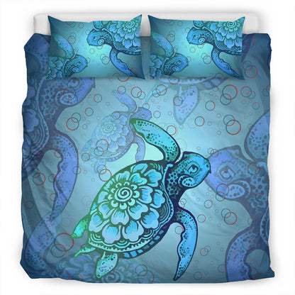 Hawaii Bedding Set Turtle Beauty