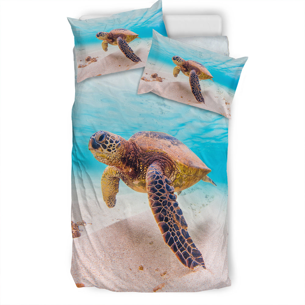 Hawaii Bedding Set Ocean Picture
