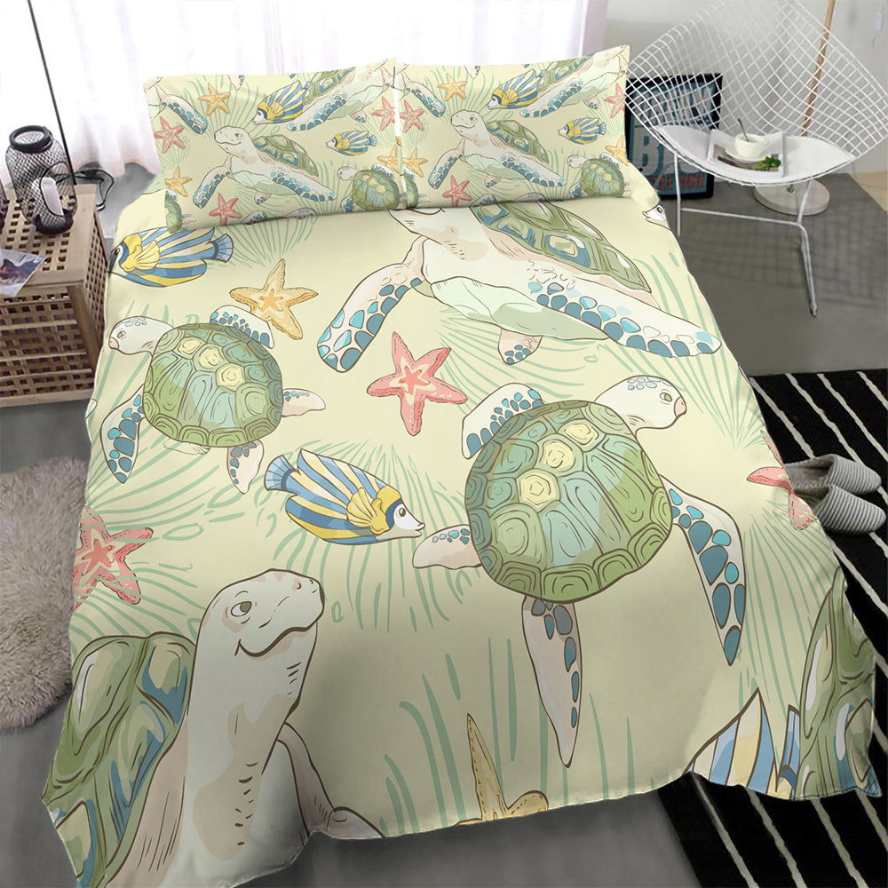 Hawaii Bedding Set World Animal In Sea