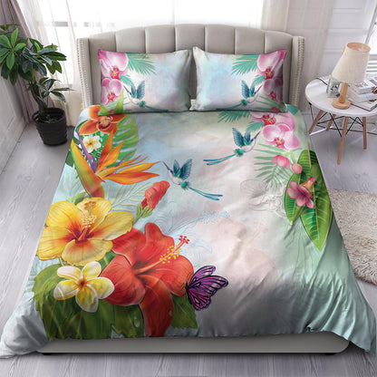 Hawaii Bedding Set Hibiscus In Jung