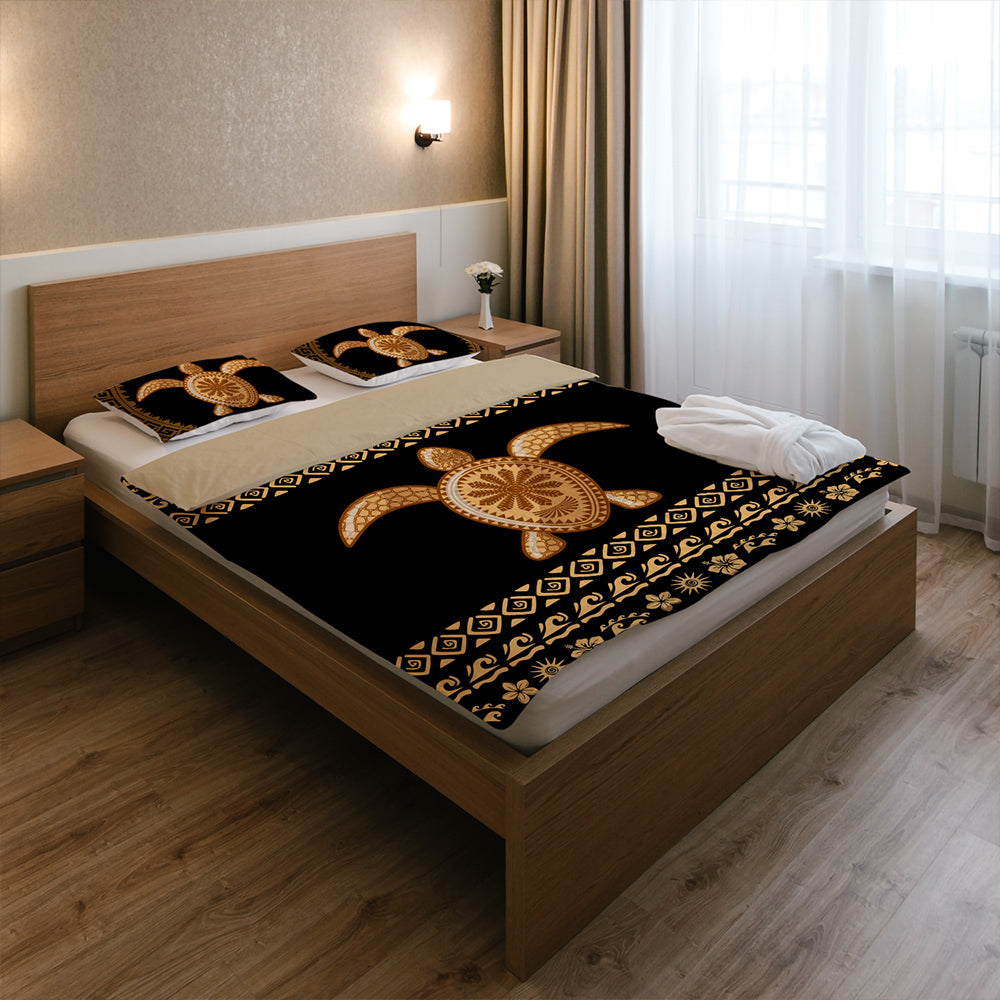 Hawaii Bedding Set Traditional Turtle Pattern