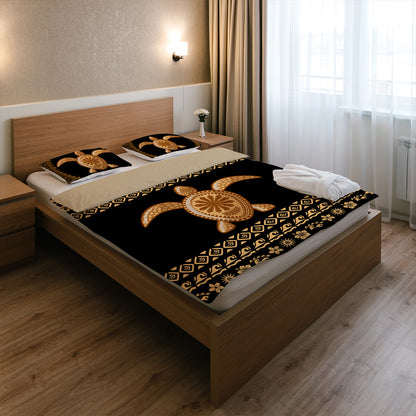 Hawaii Bedding Set Traditional Turtle Pattern
