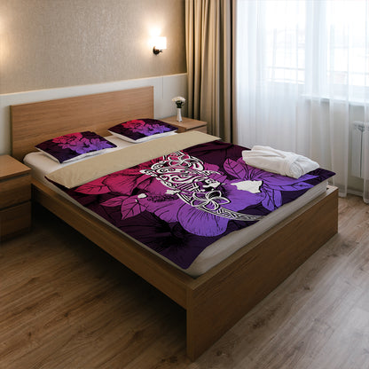 Hawaii Bedding Set Polynesian Hibiscus Sweat