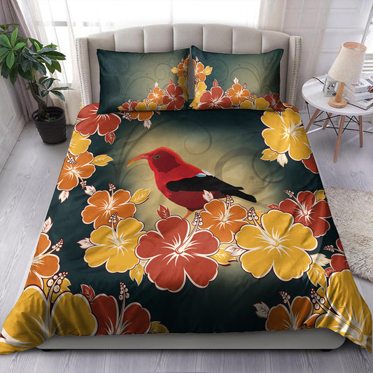 Hawaii Bedding Set Honeycreeper Hibiscus