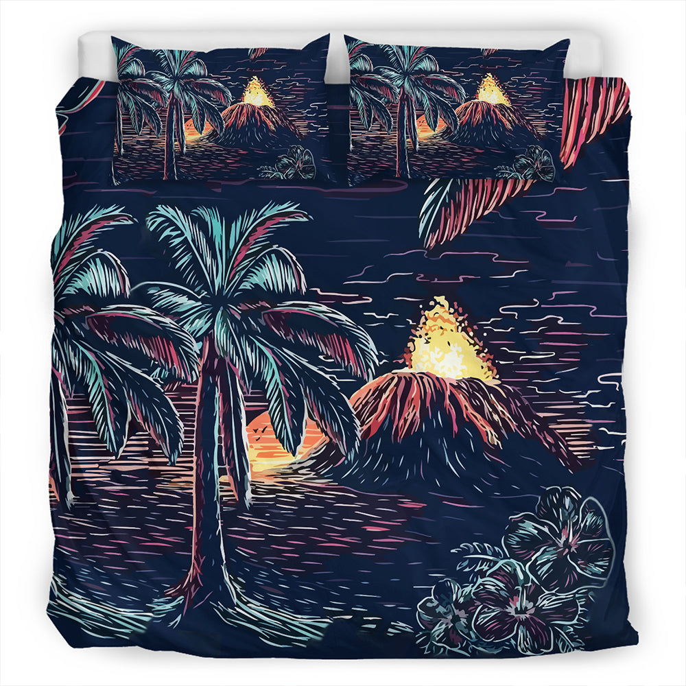 Hawaii Bedding Set Night On The Land