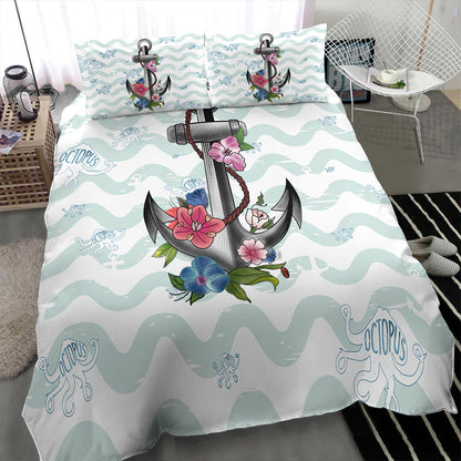 Hawaii Bedding Set Anchor Hibiscus