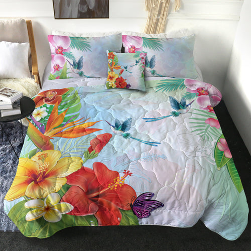 Hawaii Comforter Hibiscus In Jung