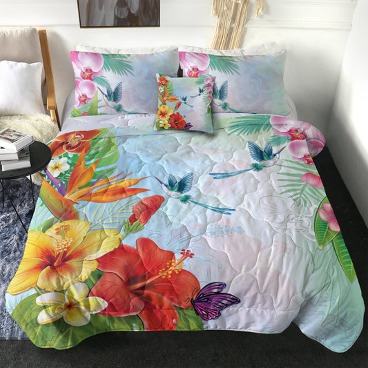 Hawaii Comforter Hibiscus In Jung