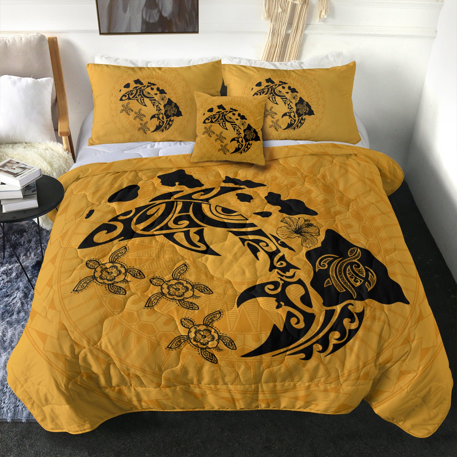 Hawaii Comforter Love Animal Polynesian