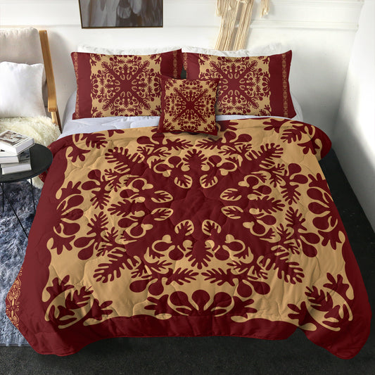 Hawaii Comforter Quilt Vintage Palm