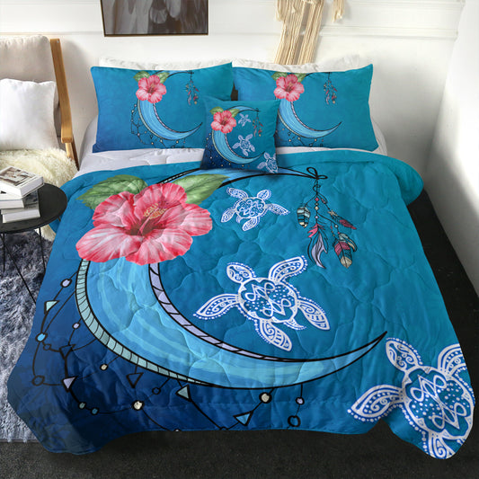 Hawaii Comforter Turtle Moon Dream