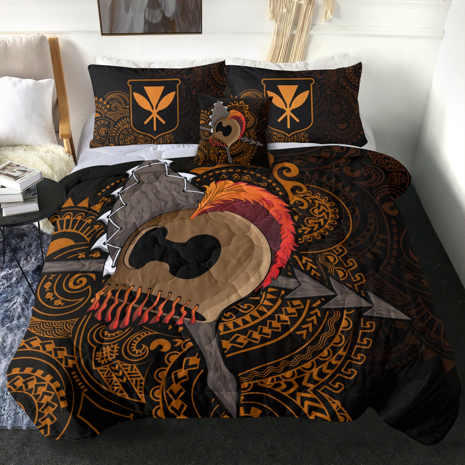 Hawaii Comforter Warrior Helmet Polynesian