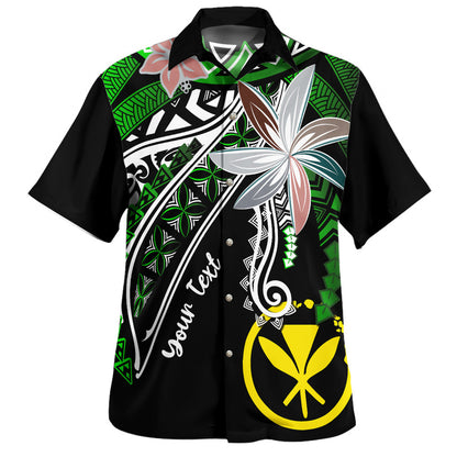 Hawaii Hawaiian Shirt Custom Personalised Fanciful Forest Green