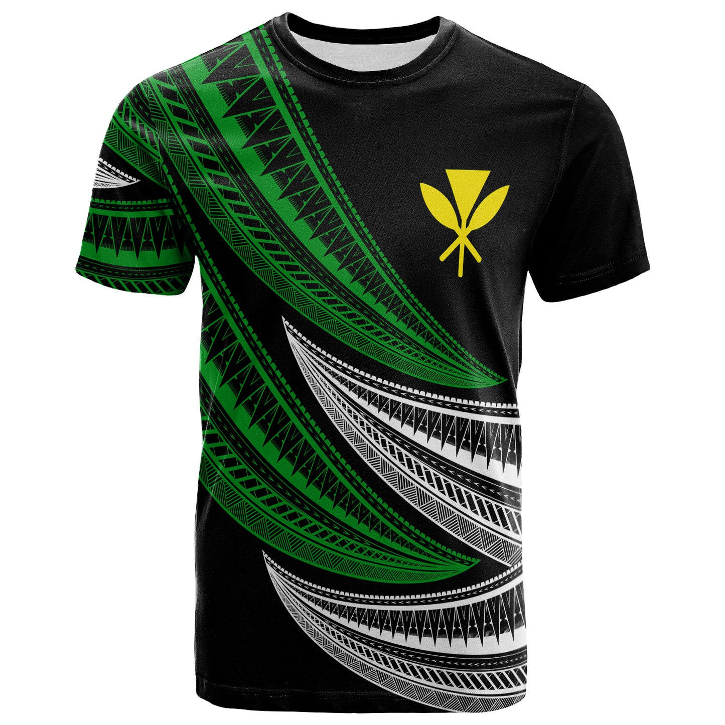 Hawaii Custom Personalised T-Shirt - Wave Pattern Alternating