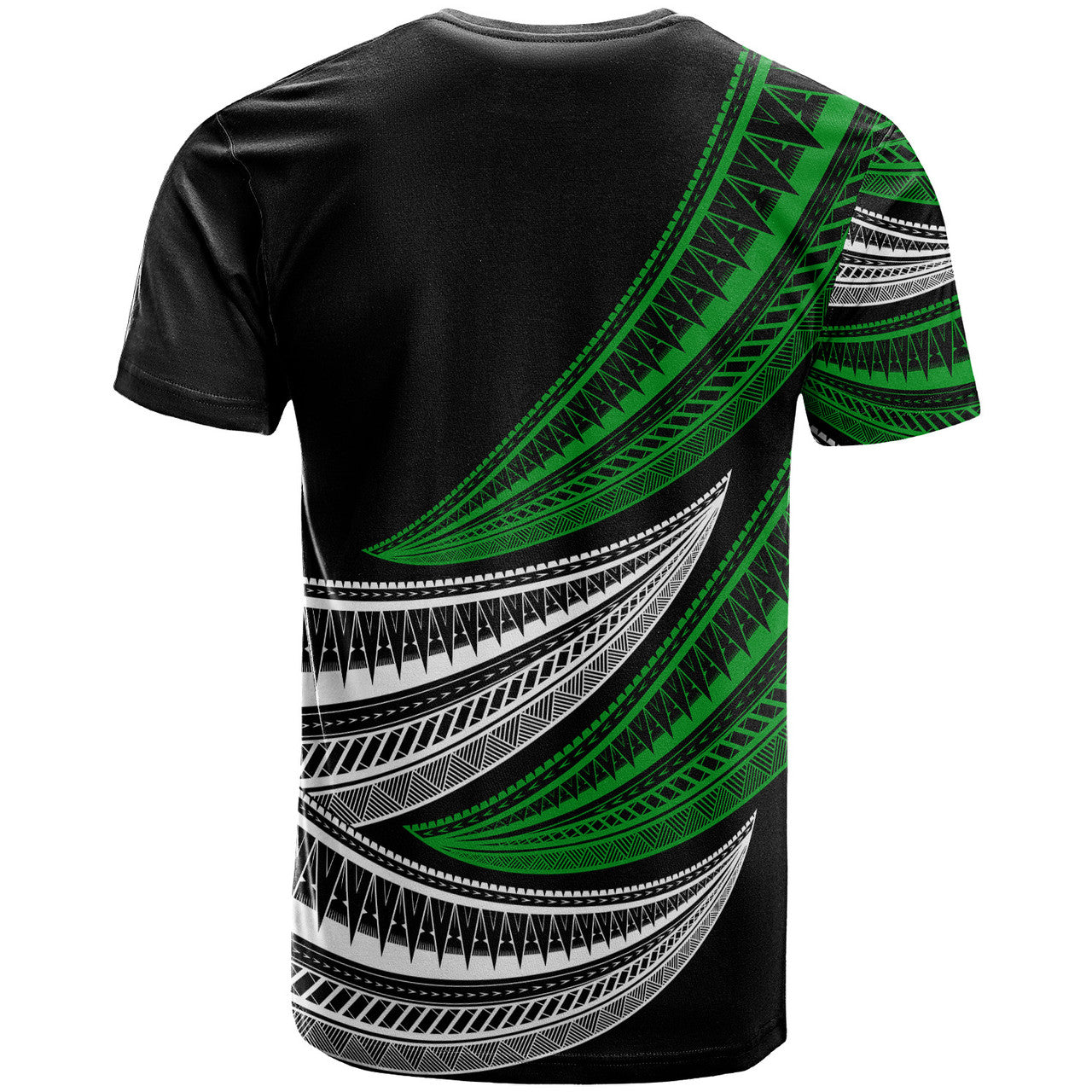 Samoa Custom Personalised T-Shirt - Wave Pattern Alternating