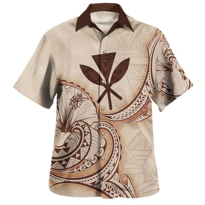 Hawaii Hawaiian Shirt Hibiscus Flowers Vintage Style