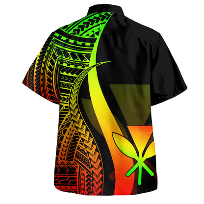 Hawaii Custom Personalised Hawaiian Shirt Polynesian Tentacle Tribal Pattern