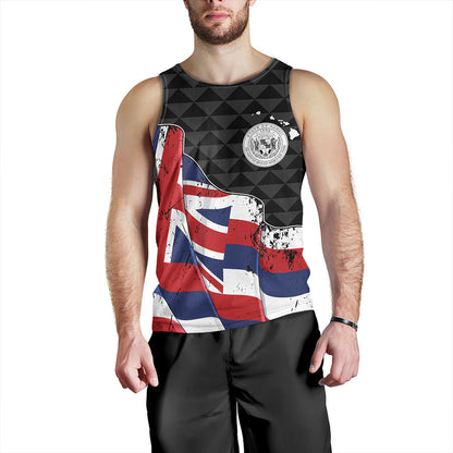 Hawaii Tank Top Flag Alohawaii Kakau Pattern