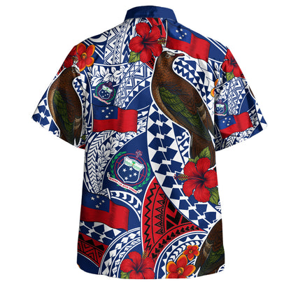 Samoa Combo Dress And Shirt Polynesian Manumea Teuila Pattern