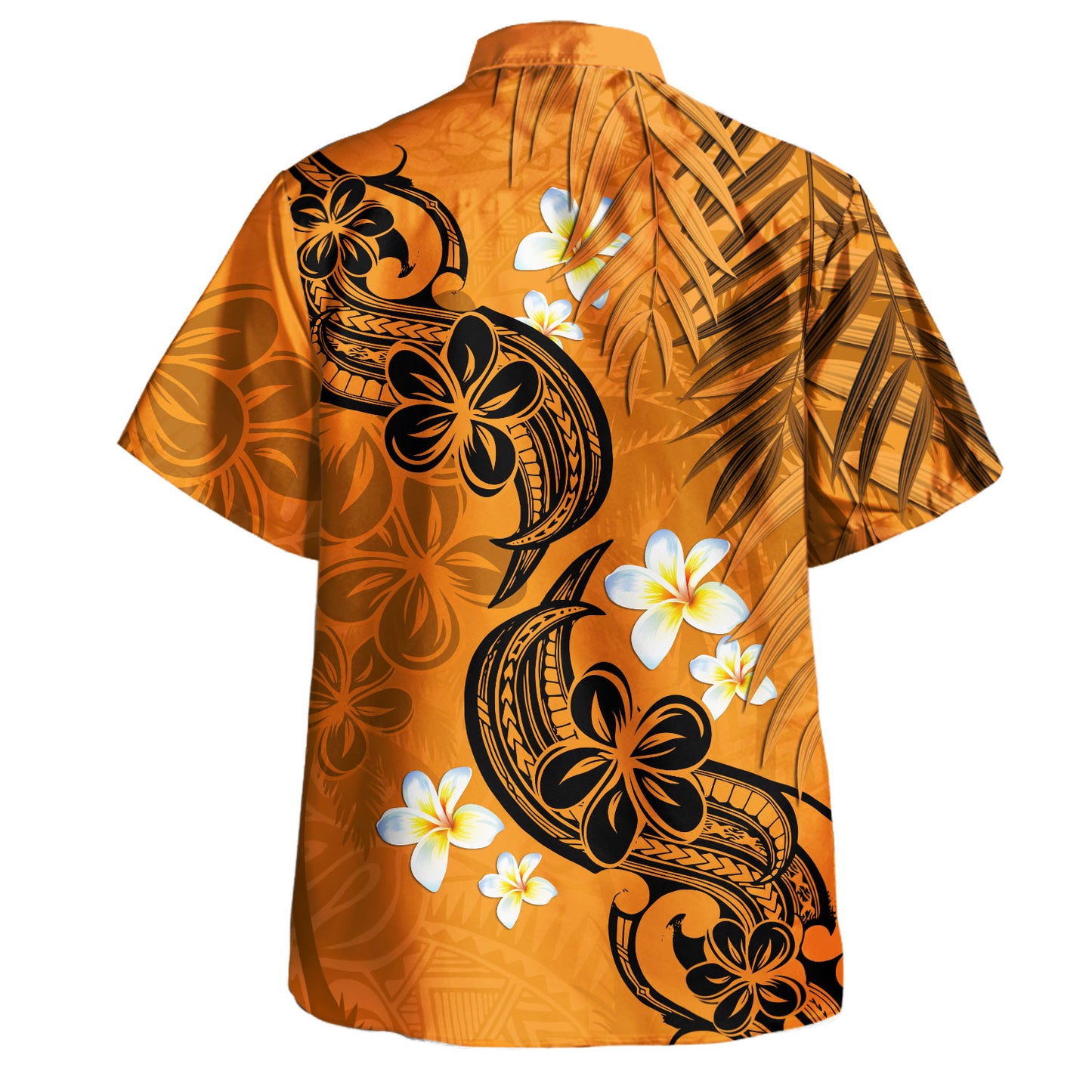 Polynesia Combo Dress And Shirt Tribal Floral And Leaf