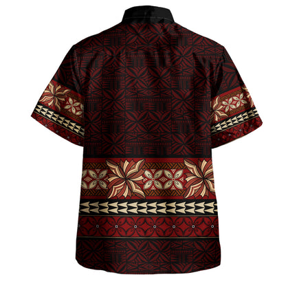 Samoa Combo Puletasi And Shirt Tapa Island Elegance