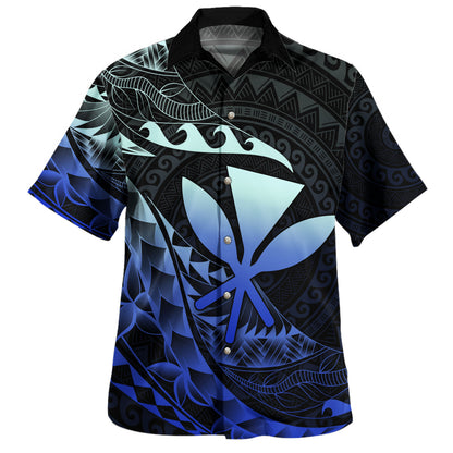 Hawaii Hawaiian Shirt Custom Kanaka Polynesian Tribal Tattoo Classic Style