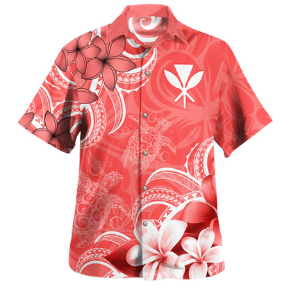 Hawaii Hawaiian Shirt Kanaka Maoli Turtle Plumeria Tribal Style