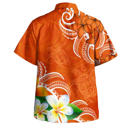 Hawaii Hawaiian Shirt Kanaka Maoli Turtle Plumeria Tribal Style