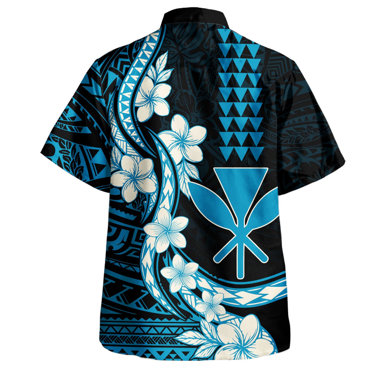 Hawaii Combo Dress And Shirt Blue Plumeria Heritage Style