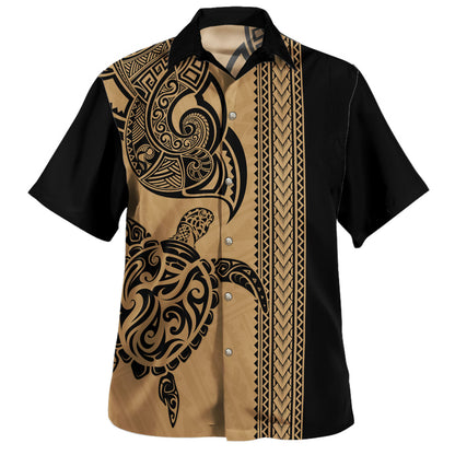 Hawaii Hawaiian Shirt Polynesia Tribal Turtle Tattoo