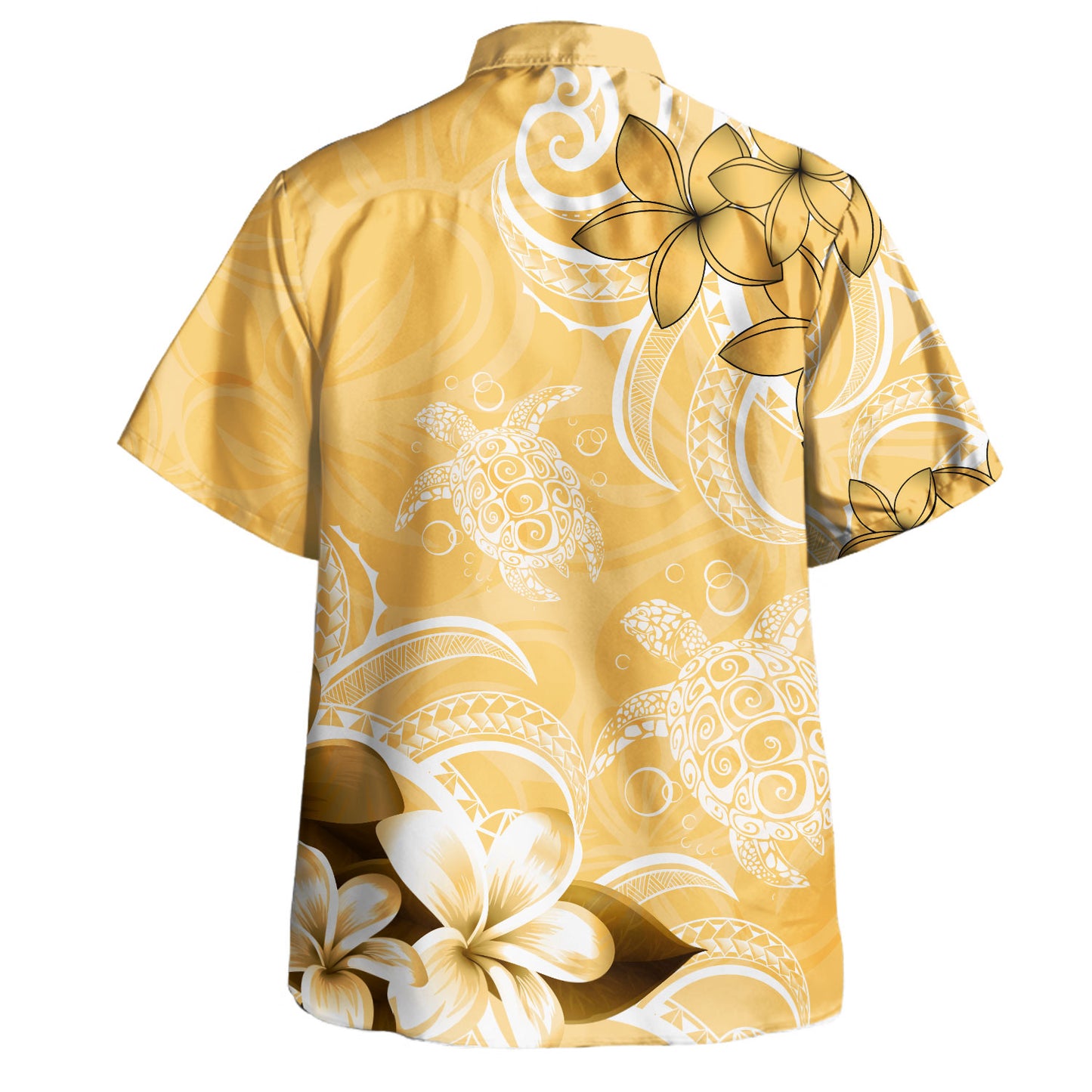 Hawaii Hawaiian Shirt Kanaka Maoli Turtle Plumeria Tribal Style