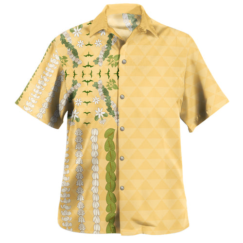 Hawaii Hawaiian Shirt Lei Flower Island Elegance