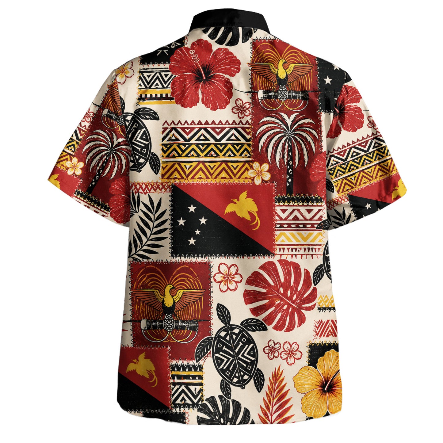 Papua New Guinea Hawaiian Shirt Patches Style