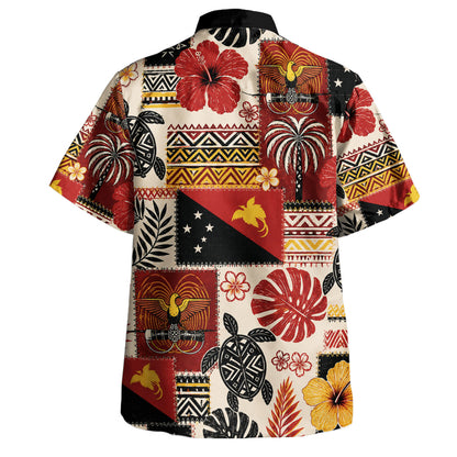 Papua New Guinea Hawaiian Shirt Patches Style