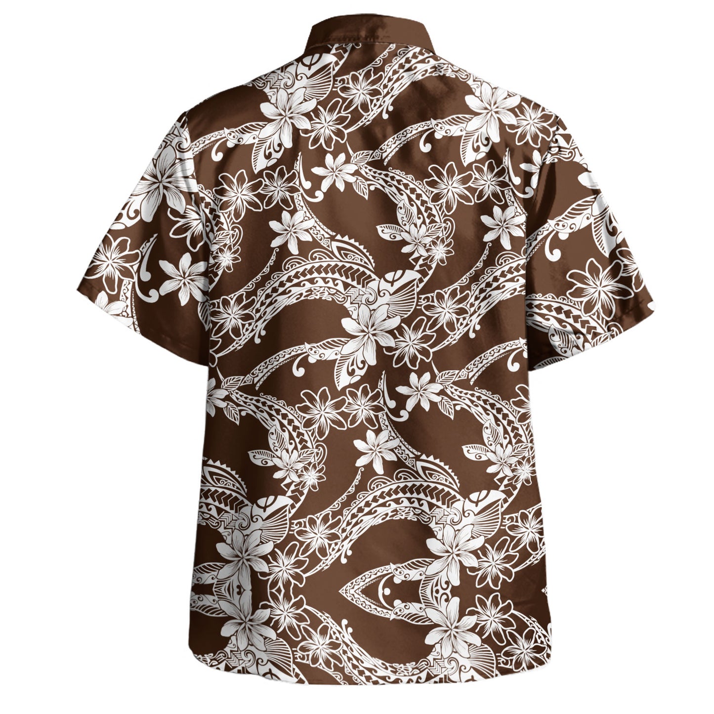 Polynesia Hawaiian Shirt Polynesian Print Fabric And Flower