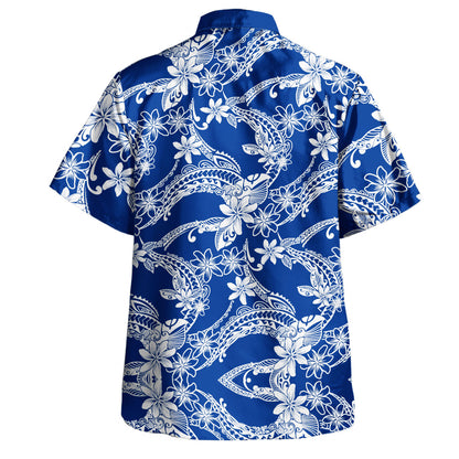 Polynesia Hawaiian Shirt Polynesian Print Fabric And Flower