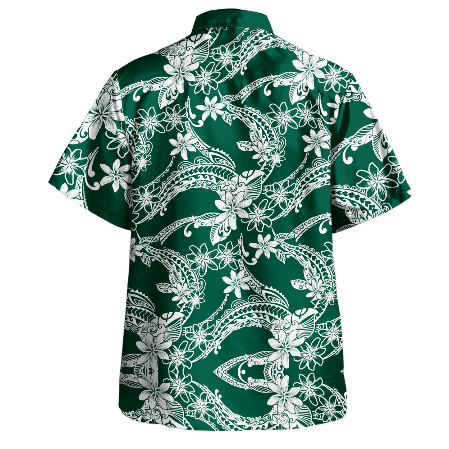 Polynesia Hawaiian Shirt Polynesian Print Fabric And Flower