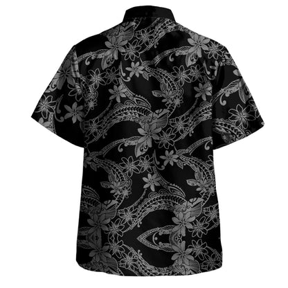 Polynesian Combo Dress And Shirt Polynesian Print Fabric And Flower Ver.1
