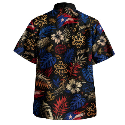 Puerto Rico Hawaiian Shirt Boricua Pride Tropical