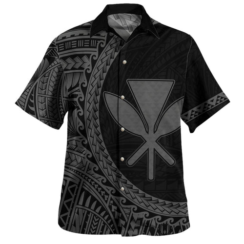 Hawaii Hawaiian Shirt Kanaka Pacific Tattoo Circle Style
