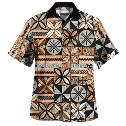 Samoa Combo Puletasi And Shirt Siapo Pattern Print