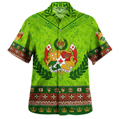 Tonga Hawaiian Shirt Royal Vintage Tonga