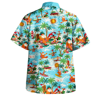 Hawaii Hawaiian Shirt Mele Kalikimaka Retro Surf Style