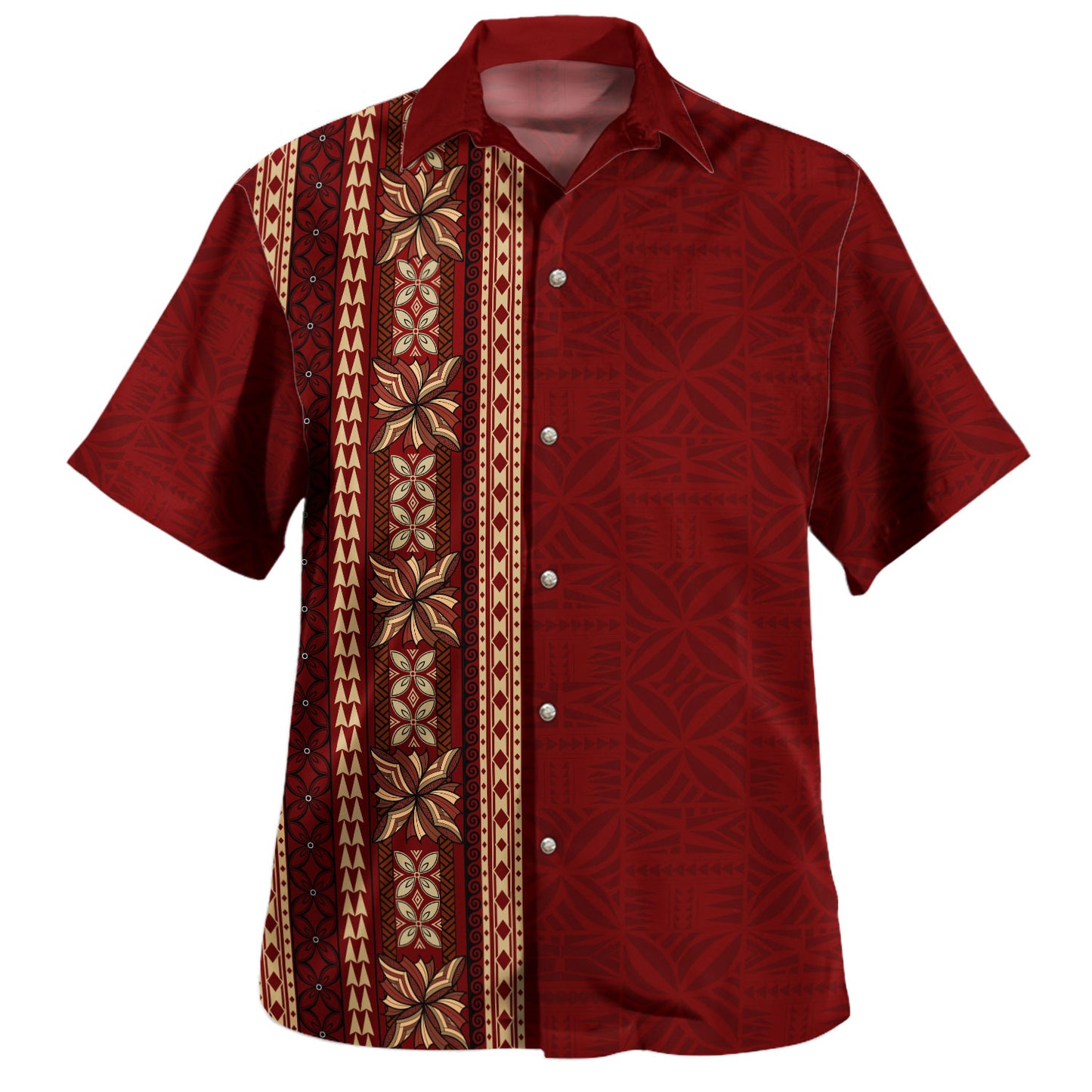 Samoa Combo Puletasi And Shirt Siapo Culture Original Style