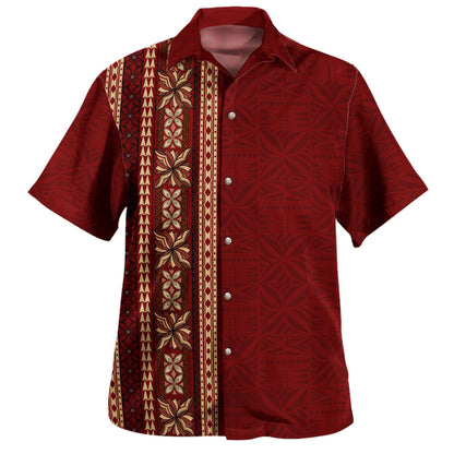 Samoa Combo Puletasi And Shirt Siapo Culture Original Style