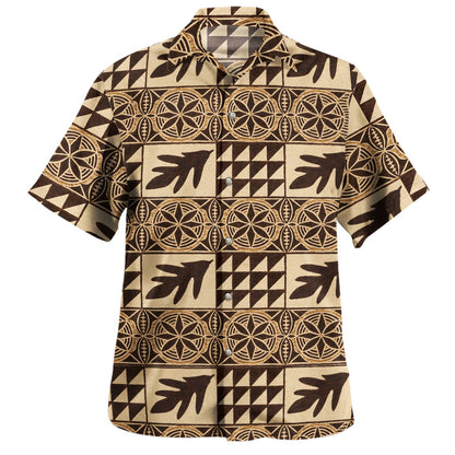 Samoa Combo Puletasi And Shirt Tapa Traditional Classic Style