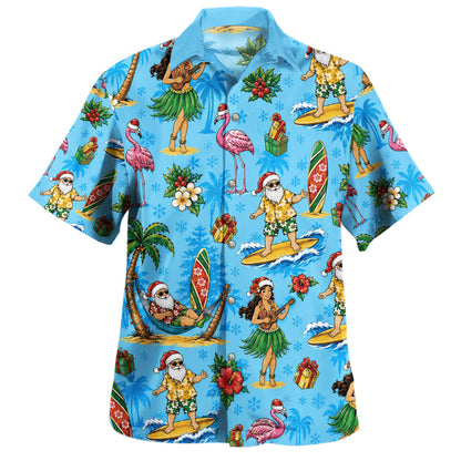Hawaii Hawaiian Shirt Mele Kalikimaka Island Celebration Style