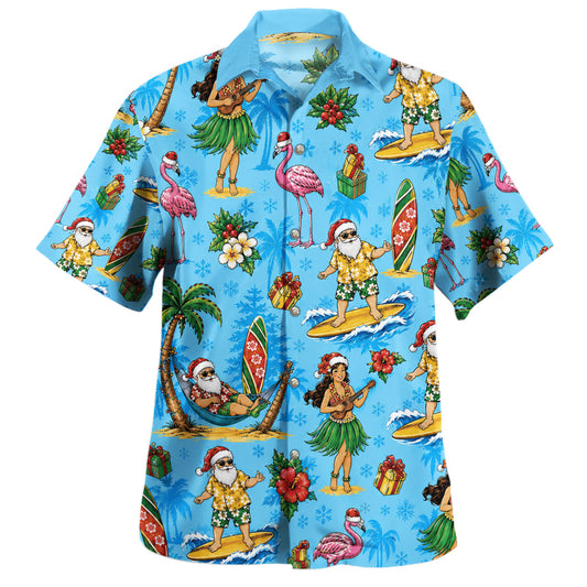 Hawaii Hawaiian Shirt Mele Kalikimaka Island Celebration Style